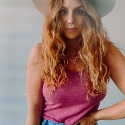 Chaser Brand Chaser Cropped Racerback Tank Clothing