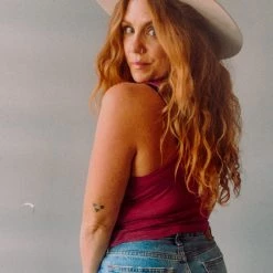 Chaser Brand Chaser Cropped Racerback Tank Clothing