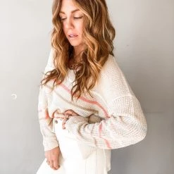 Wishlist Stripe Lightly Sweater Clothing