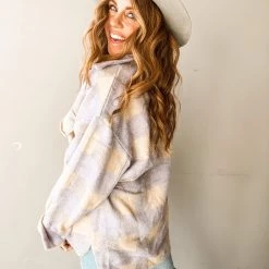 Miss Sparkling Check It Out Flannel Shacket Clothing