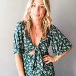 Audrey 3+1 Wait For Me Floral Midi Dress