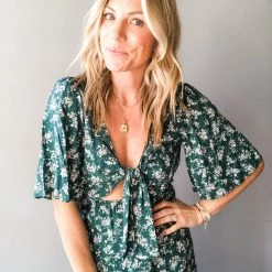 Audrey 3+1 Wait For Me Floral Midi Dress