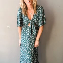 Audrey 3+1 Wait For Me Floral Midi Dress