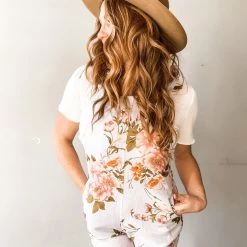 Mable Floral Linen Jumpsuit