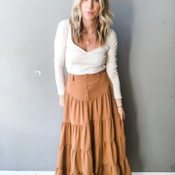 Listicle In Time Tiered Skirt 2 Clothing