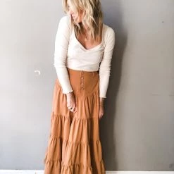 Listicle In Time Tiered Skirt 2 Clothing