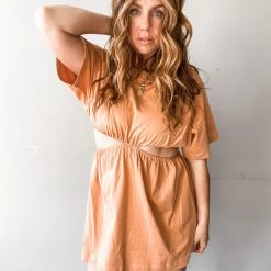 Mable Clothing To The Side Mini Dress