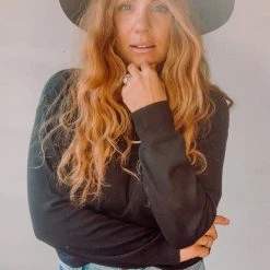 Trend Notes Smidge Of Cashmere Long Sleeve Clothing