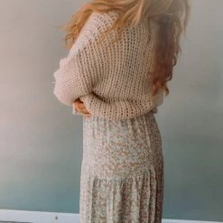 Les Amis Clothing Among The Wildflowers Midi Skirt