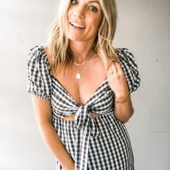 Trend Notes Clothing Pretty In Paris Gingham Dress
