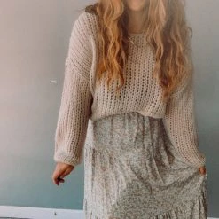 Les Amis Clothing Among The Wildflowers Midi Skirt