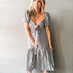 Trend Notes Clothing Pretty In Paris Gingham Dress