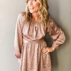 Lush Clothing Sabina Satin Mini Dress