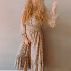 In Loom Birdie Midi Dress Clothing