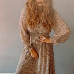 In Loom Birdie Midi Dress Clothing