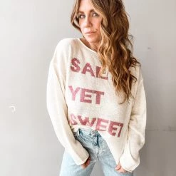 Listicle Clothing Salty Sweet Sweater