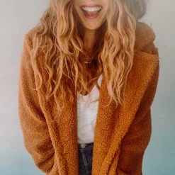 Lush Clothing Oversized Teddy Coat
