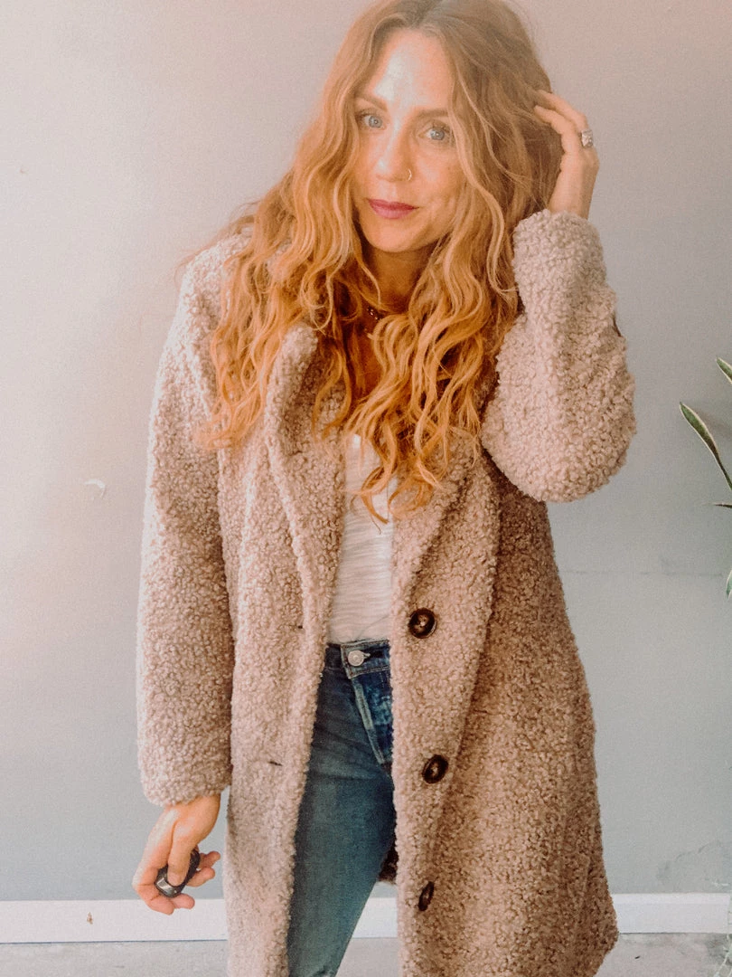 Lush Clothing Mocha Button Down Coat 6 Lush Clothing Mocha Button Down Coat