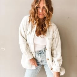 Z Supply Clothing Plaid Trucker Jacket