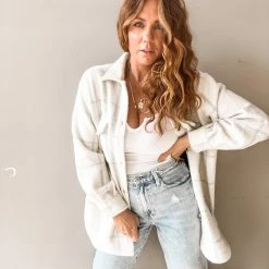 Z Supply Clothing Plaid Trucker Jacket