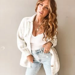 Z Supply Clothing Plaid Trucker Jacket