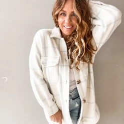 Z Supply Clothing Plaid Trucker Jacket