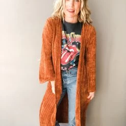 Audrey 3+1 Holiday Spirits Duster Cardigan Clothing