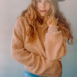 Lush Clothing Teddy Bear Pullover