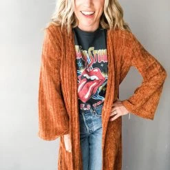 Audrey 3+1 Holiday Spirits Duster Cardigan Clothing