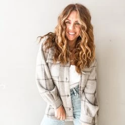 Z Supply Clothing Plaid Trucker Jacket