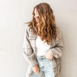 Z Supply Clothing Plaid Trucker Jacket