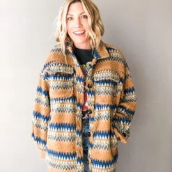 Listicle Canyon Moon Sherpa Shacket