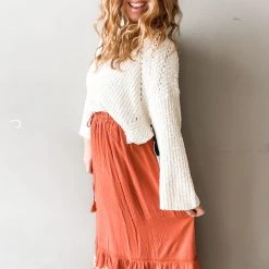 In Loom Coral Reef Maxi Skirt Clothing