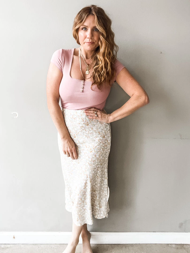 Audrey 3+1 Take The Time Midi Slip Skirt Clothing 3 Audrey 3+1 Take The Time Midi Slip Skirt Clothing