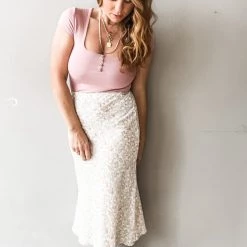 Audrey 3+1 Take The Time Midi Slip Skirt Clothing 9 Audrey 3+1 Take The Time Midi Slip Skirt Clothing