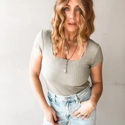 Wishlist Clothing Squared Away Bodysuit