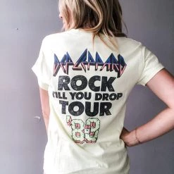 Daydreamer Clothing Def Leppard Rock Till You Drop Tee