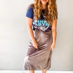 AAAAA Fashion Hey There Velvet Midi Clothing