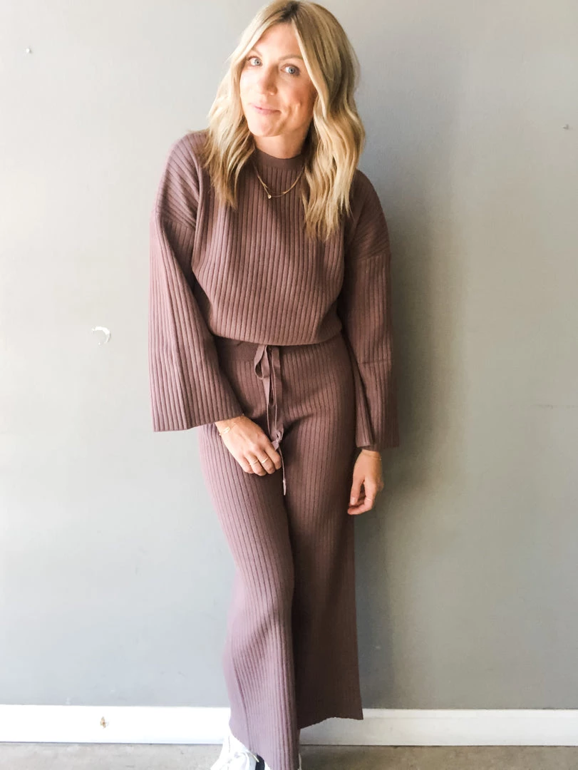 Listicle Ojai Ribbed Sweat Set Clothing 10 Listicle Ojai Ribbed Sweat Set Clothing