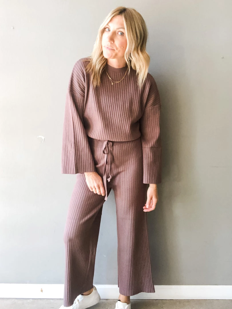Listicle Ojai Ribbed Sweat Set Clothing 8 Listicle Ojai Ribbed Sweat Set Clothing