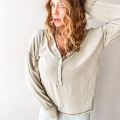 Wishlist Stitch Up Long Sleeve