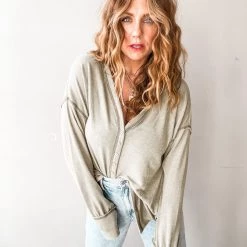 Wishlist Stitch Up Long Sleeve