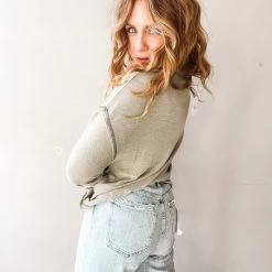 Wishlist Stitch Up Long Sleeve