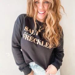 Clothing Salt And Freckles Crew Neck Sweatshirt