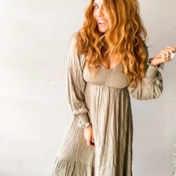 In Loom The Isabella Midi Dress Clothing