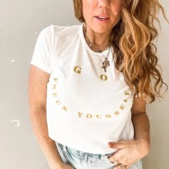 Salt And Freckles Go Freck Yourself Crop Clothing