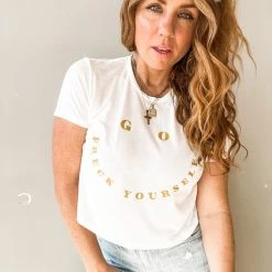 Salt And Freckles Go Freck Yourself Crop Clothing