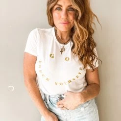 Salt And Freckles Go Freck Yourself Crop Clothing