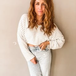 Project Social T Ariela Striped Long Sleeve