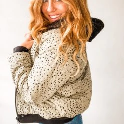 Saltwater Luxe Olive You Reversible Puffer Jacket